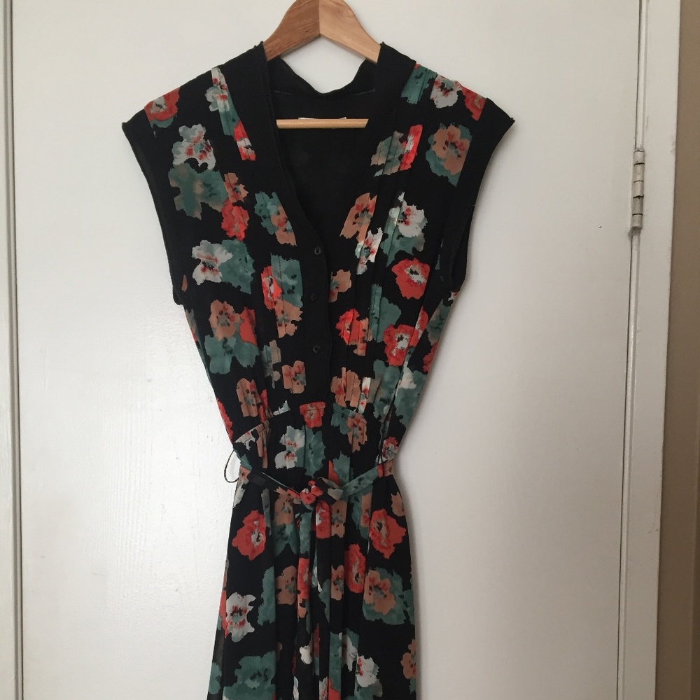 Brand: HAZEL Black Floral Dress